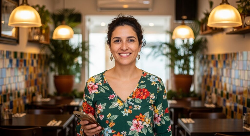 Ia para restaurante