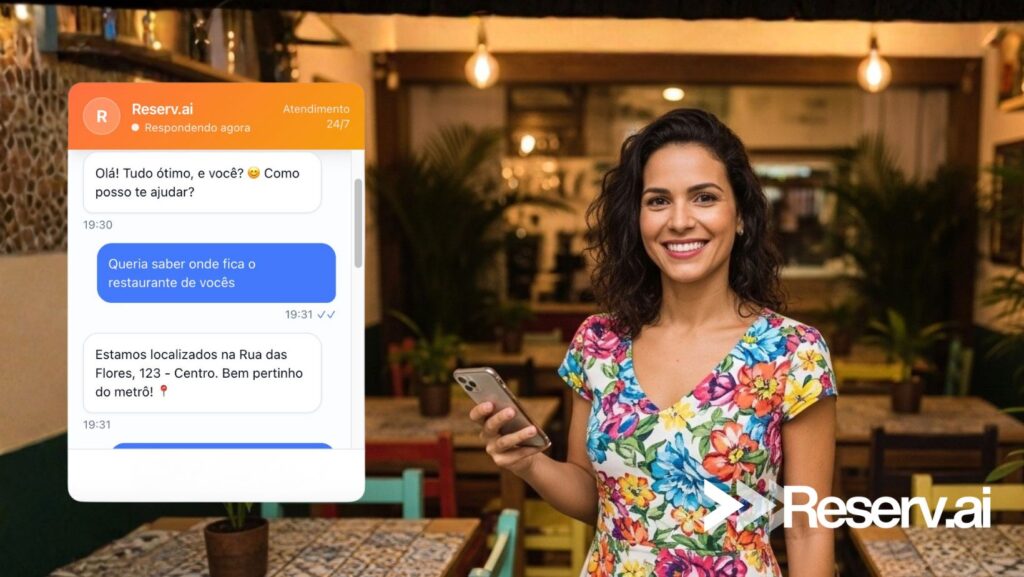 IA para restaurantes - Reserv.ai se apresenta como a solução completa e pensada para o nicho de bares e restaurantes.